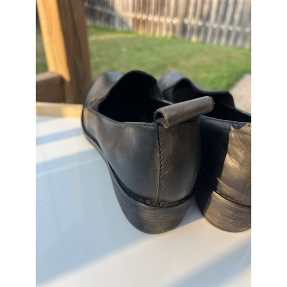 Shellys London Black Leather Flats Women's Size US7.5, EU38 - Picture 14 of 16